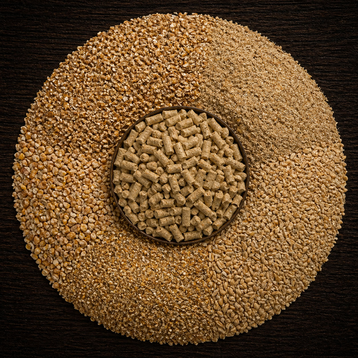 Otros subproductos del trigo, sorgo, centeno, etc.